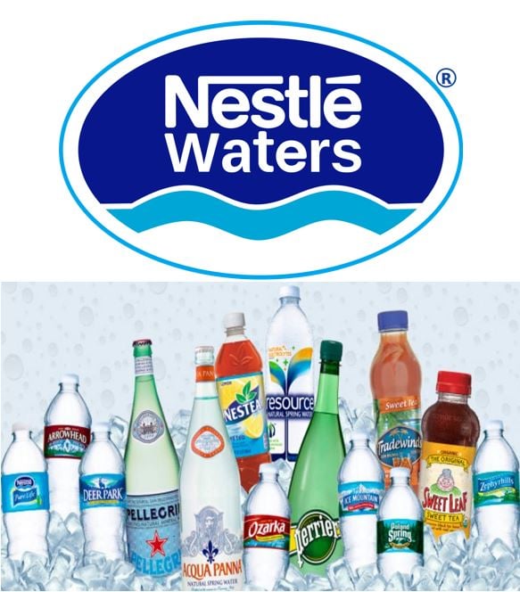 Nestle Waters brands