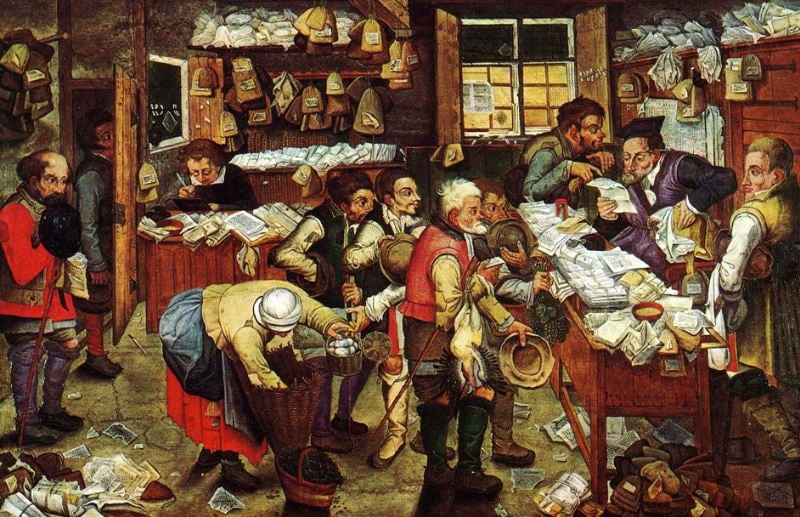 Pieter Brueghel the Younger tax office