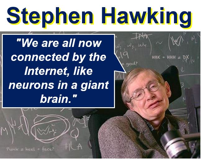 Stephen Hawking describing the Net