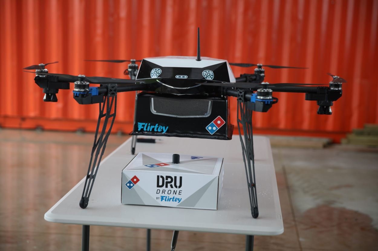 pizza drone delivery