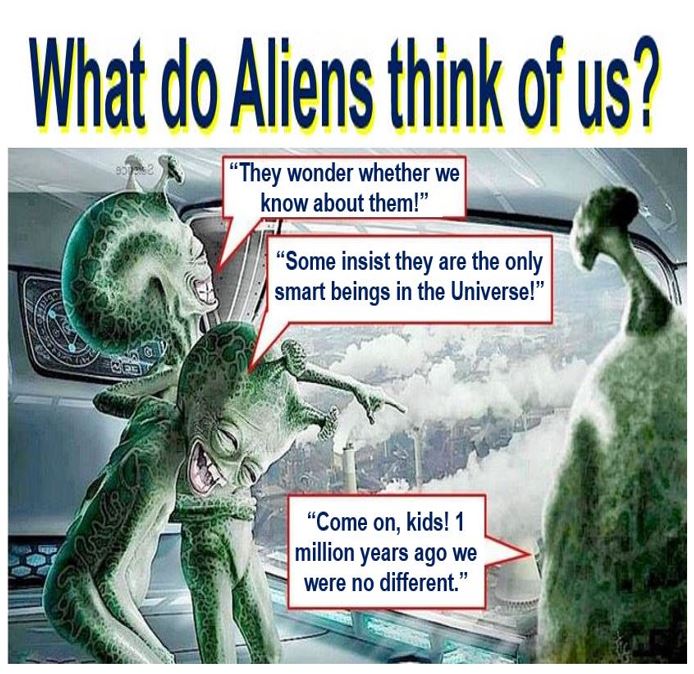 Aliens monitoring us