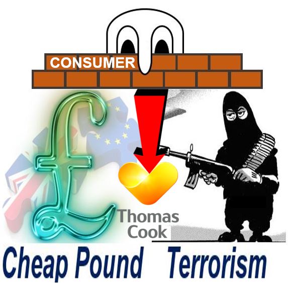 Cheap pound and terrorist threat affected Thomas Cook