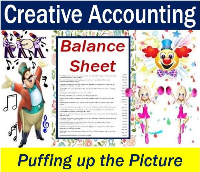 Creative accounting - puffing up the picture