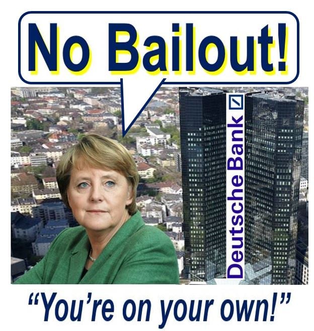 Deutsche Bank AG no bail out