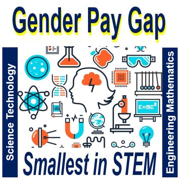 Gender pay gap smallest in STEM jobs