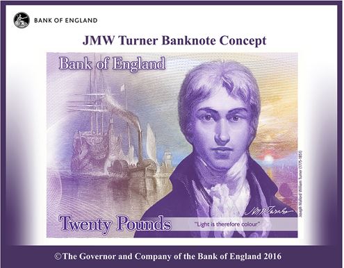 New twenty pound note