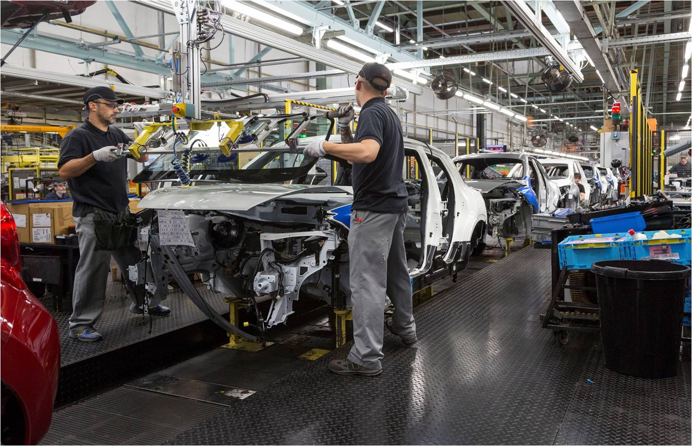 Juke manufacturing line at Nissan Sunderland