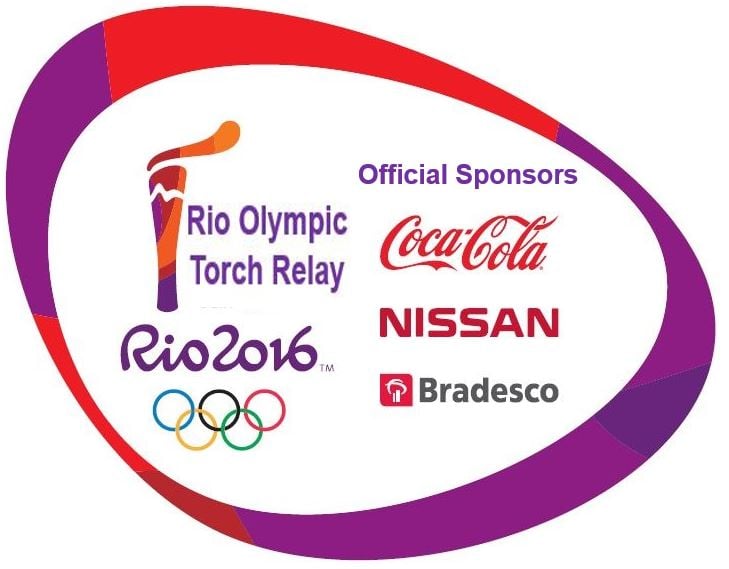 Sponsors of the Rio Olympic Torch Relay