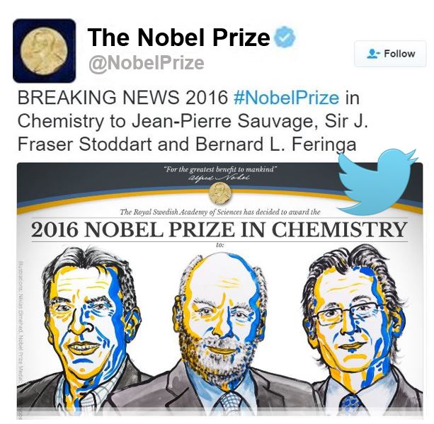 The Nobel Prize in Chemistry 2016 three winners