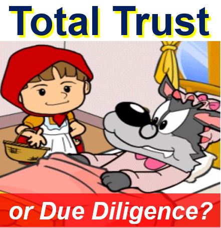 Total trust or due diligence?