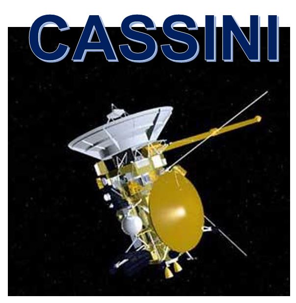 Cassini robotic spacecraft exploring Saturn