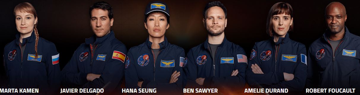 The Mars series crew