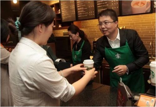 Starbucks' China footprint