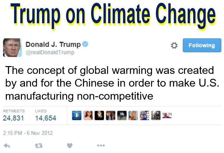 Trump on climate change