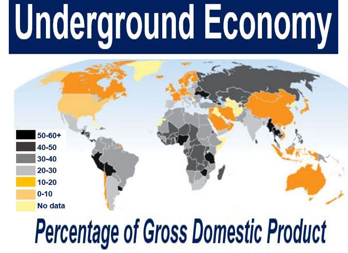 Black economy - percentage of GDP