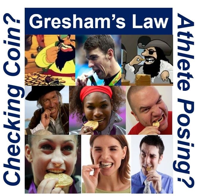 Greshams Law biting coin