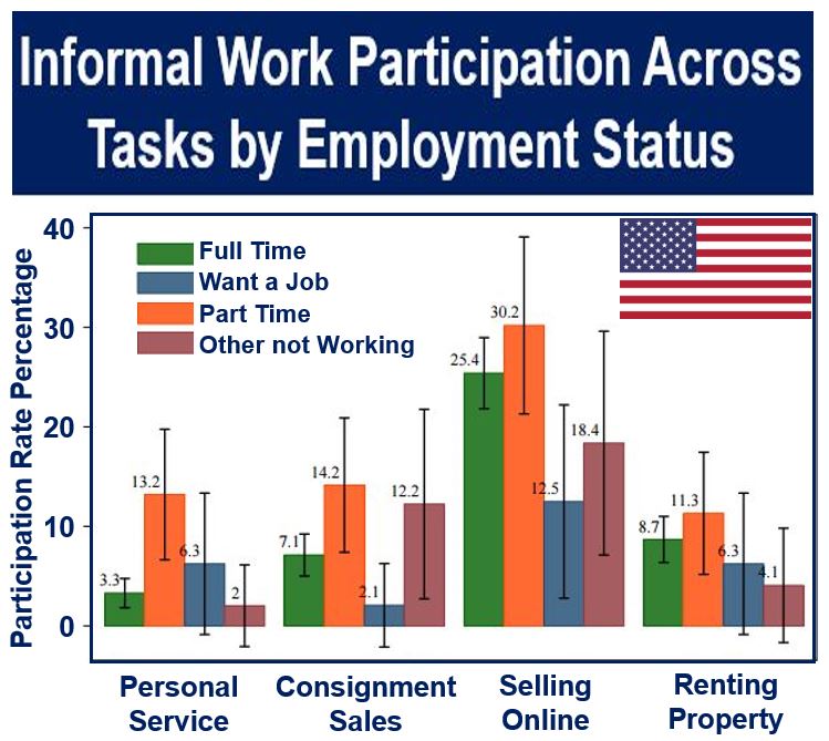 USA: Informal Sector work participation across tasks