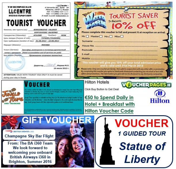 travelling voucher meaning