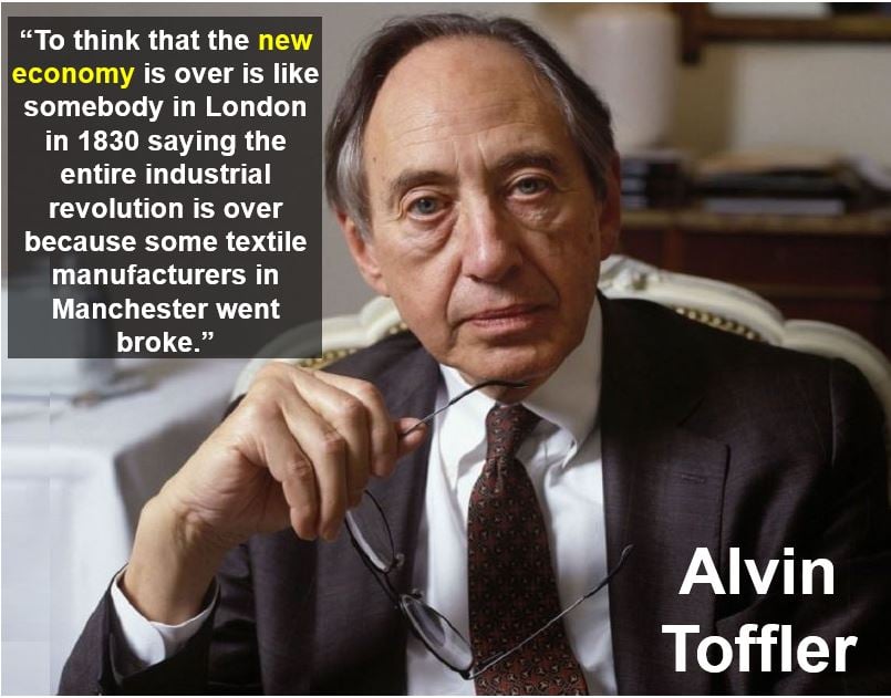 Alvin Toffler - New Economy Quote