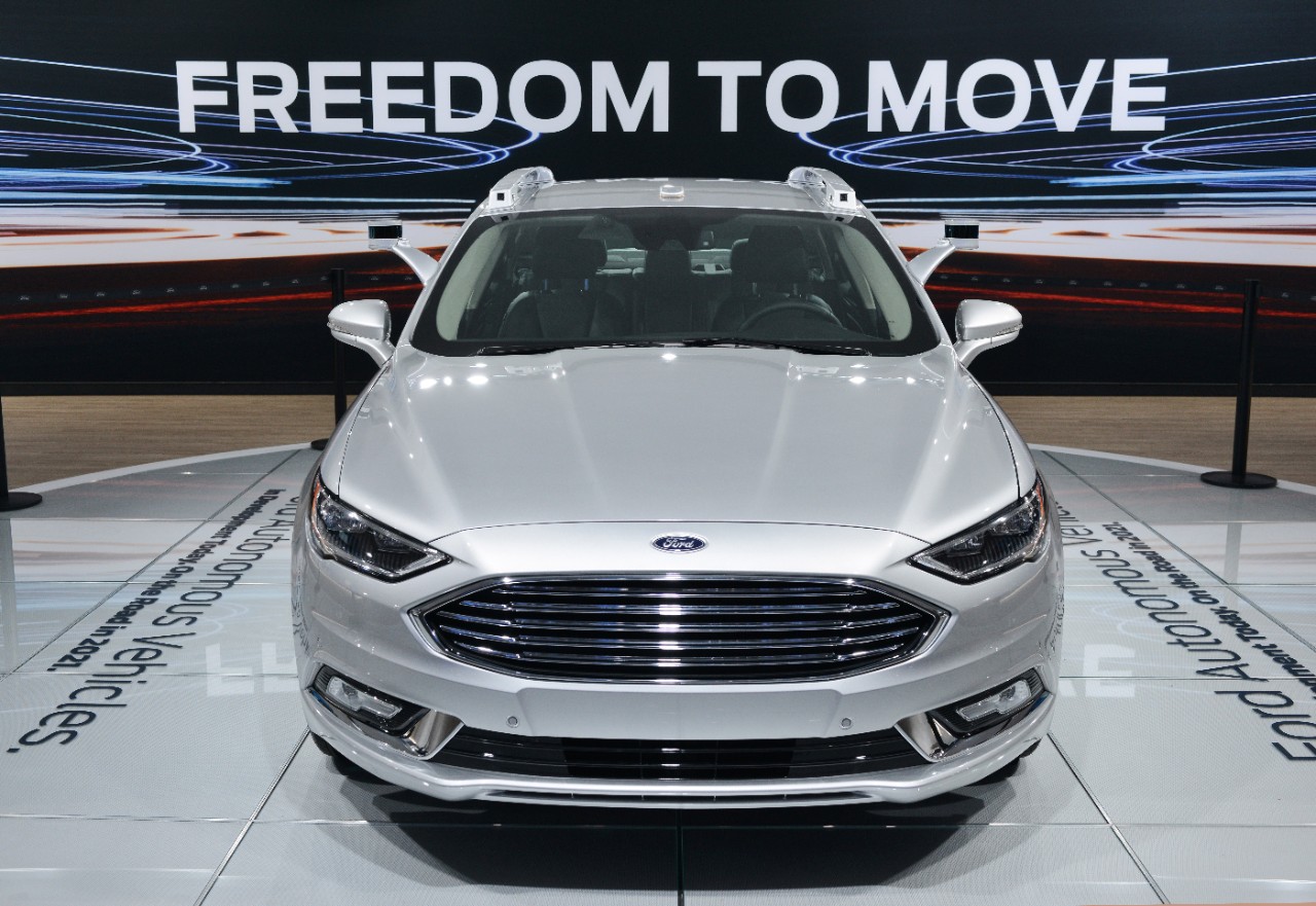 Ford Fusion Hybrid autonomous development vehicle 