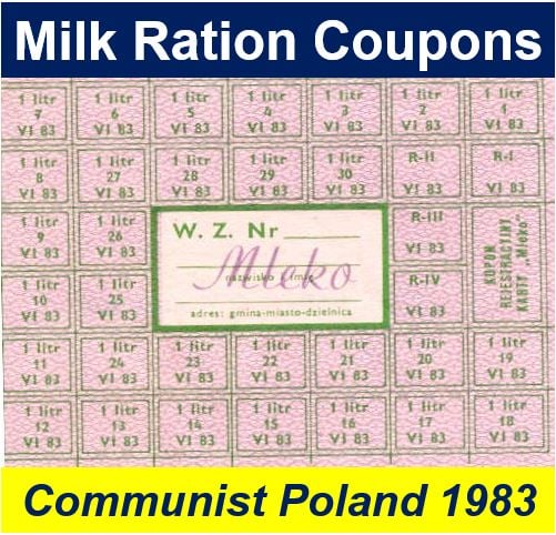 Milk rationing communist Poland
