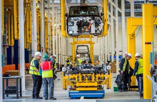 electric black cabs plant at Ansty