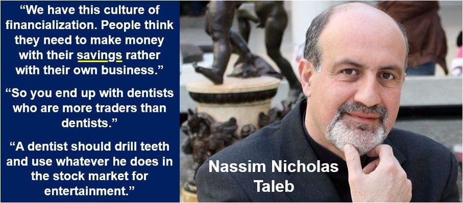 Nassim Nicholas Taleb - savings quote