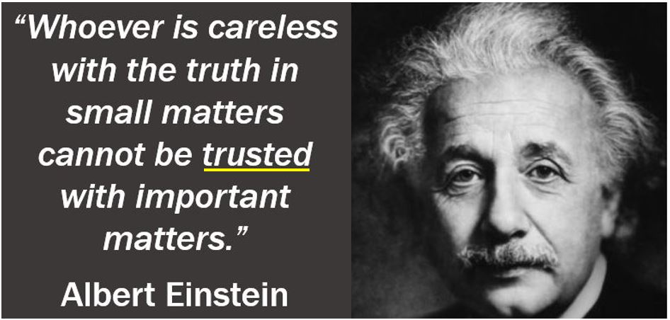Trust Quote - Albert Einstein