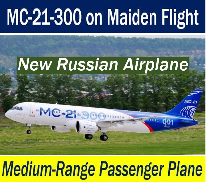 MC-21-300 New Russian Plane Maiden Flight