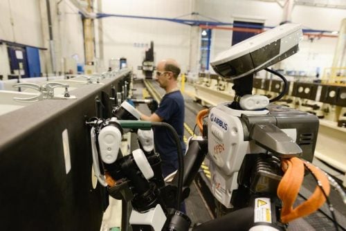 aerospace robotics - Airbus plant in Spain photo from Airbus