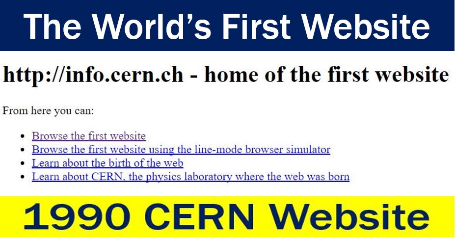 The first website ever made