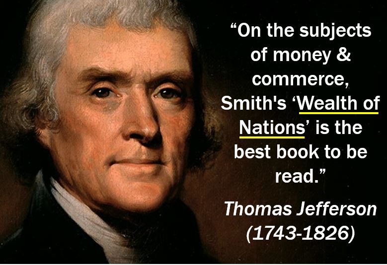 Thomas Jefferson quote - Wealth of Nations