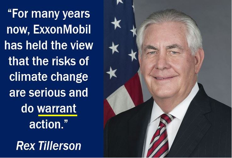 Warrant quote - Rex Tillerson