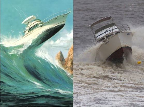 Wave damage insurance - sea vessels