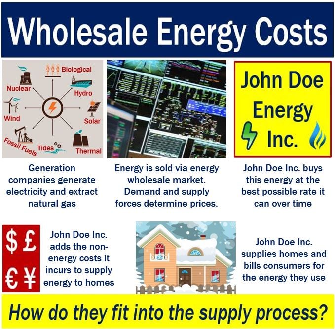 Wholesale energy costs