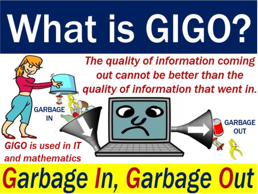 GIGO garbage in garbage out - definition and illustration