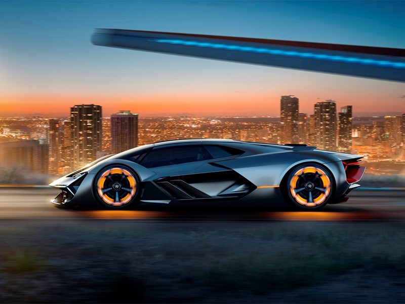 hypercar by MIT and Lamborghini