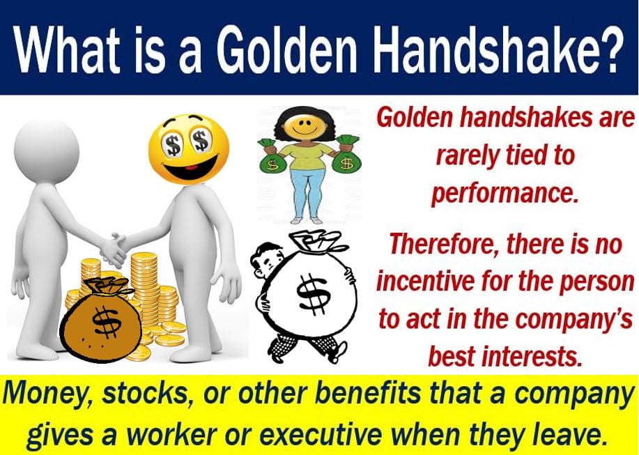 Golden Handshake - definition and illustration