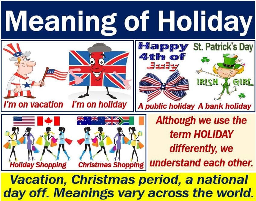 Holiday - definition in different countries