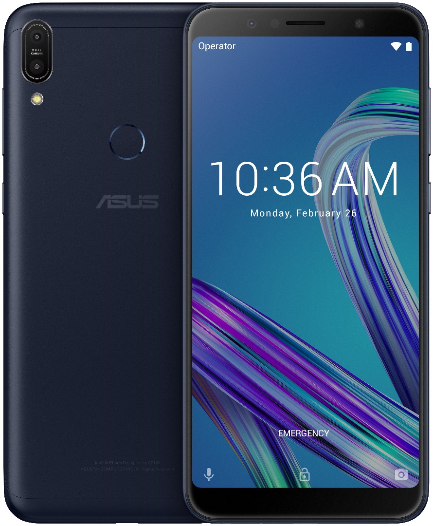 ZenFone Max Pro (M1)_ZB601KLZB602KL_Deepsea Black_Front