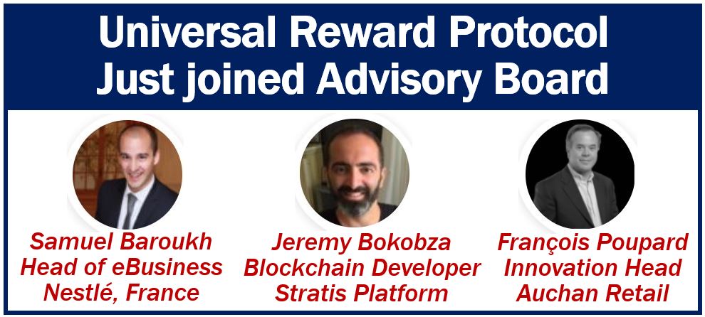 Universal Reward Protocol gets three new executives