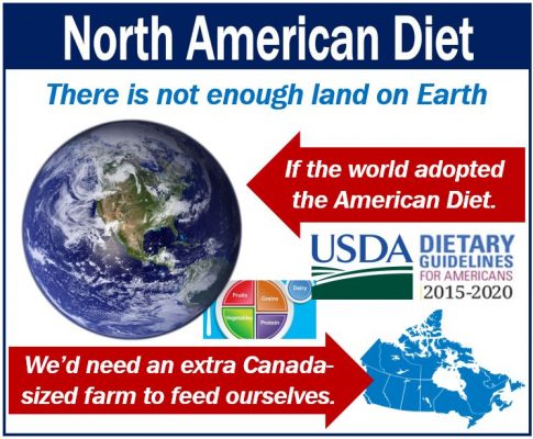 North American Diet and land use