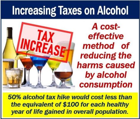 Raising alcohol taxes image
