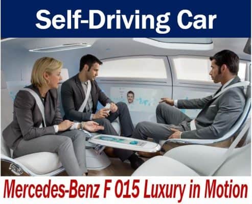 Self-Driving Car - Mercedes-Benz F 015 Luxury in Motion