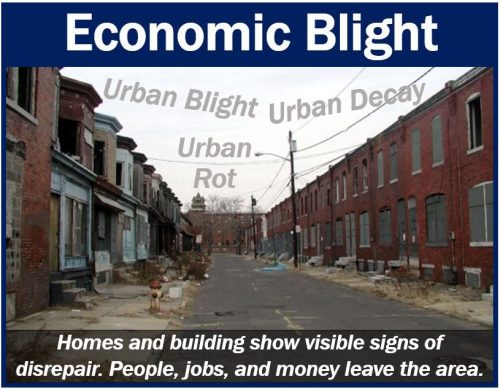 Example of economic blight