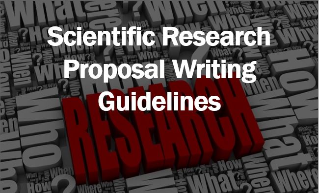 Writing A Scientific Research Proposal Guidelines