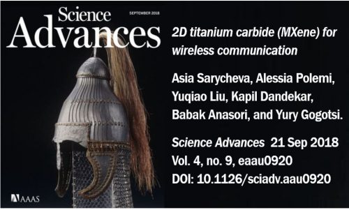 Spray-on antennas article in Science Advances