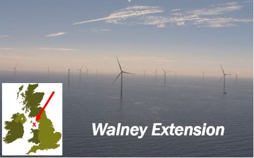 Walney Extension - giant offshore wind farm UK