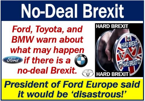 No-Brexit deal - Ford Toyota and BMW warning