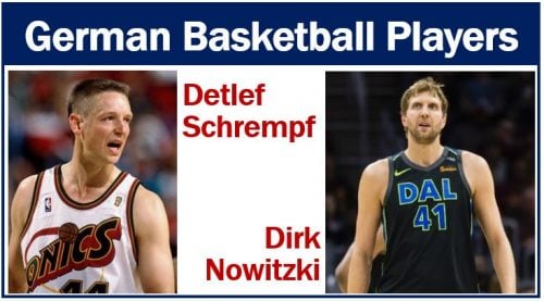 Basketball players - most popular sports in Germany